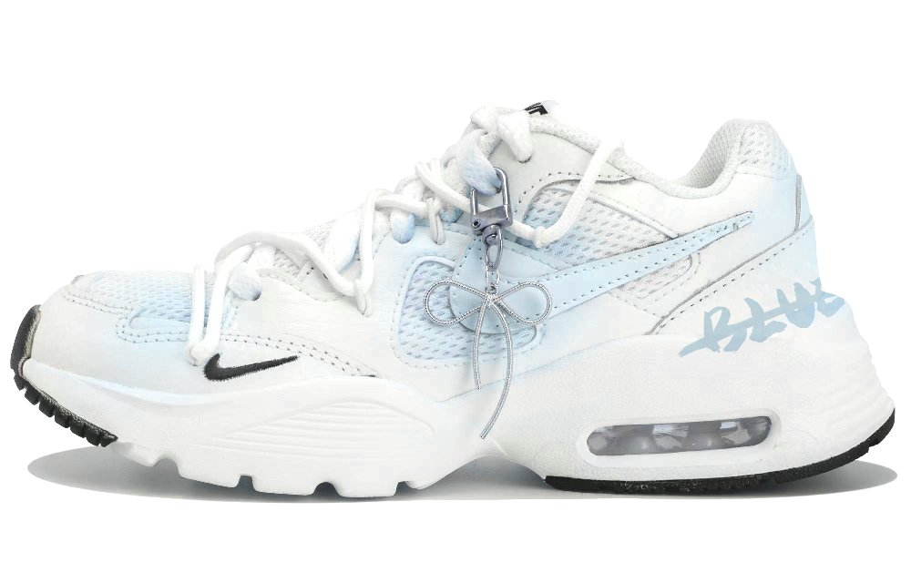 Nike Air Max Fusion Low Top Running Shoes Women's White Blue