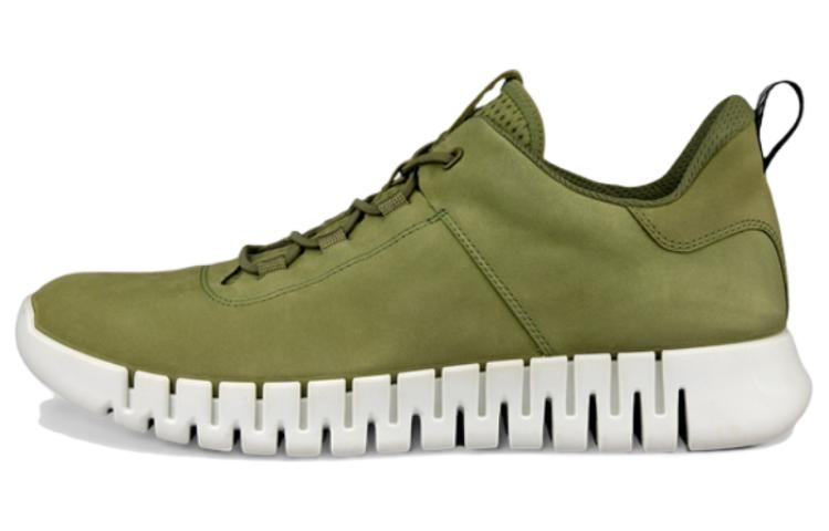 Ecco Low-Top Casual Shoes Men's Grass Green