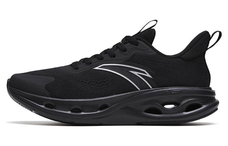 Anta Energy Ring Cushioning Anti-Slip And Wear-Resistant Breathable Rebound Low-Top Running Shoes Men's Black