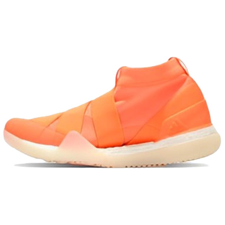Adidas Pureboost X Cushioning Wear-Resistant Mid-Top Running Shoes Women's Orange