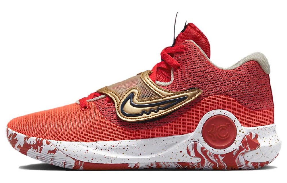 Nike Kd Trey 5 X University Red Metallic Gold