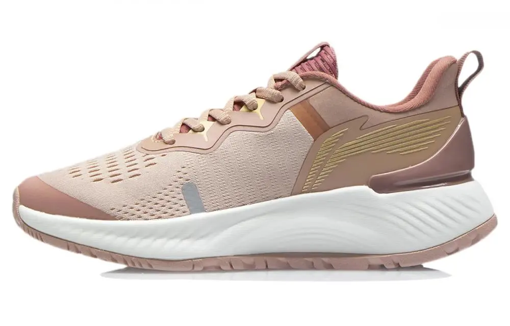 LiNing YueYing Essential Cushioning Low top Running Shoes Women's Peach Orange Pink