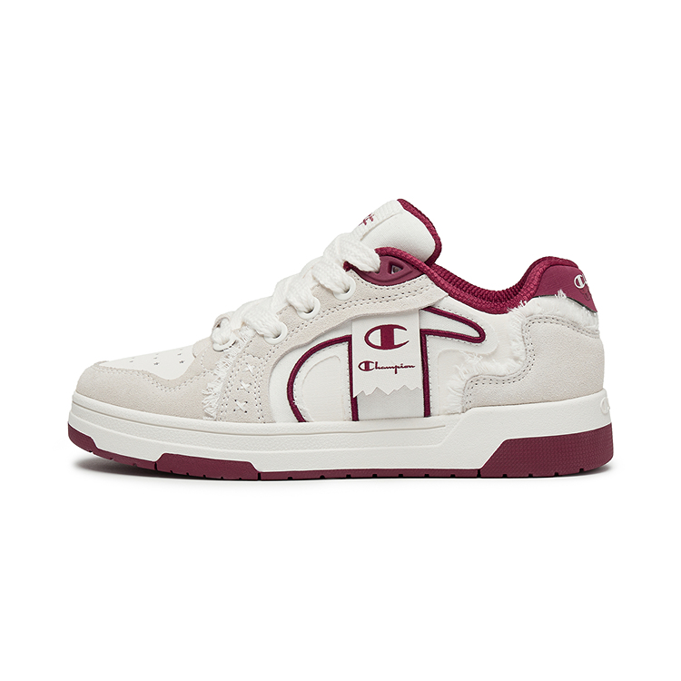 Champion Street Skater 1 Low top Skateboard Shoes Unisex Milk White/Team Red купить в интернет-магазине Yoocart с быстрой доставкой по России.