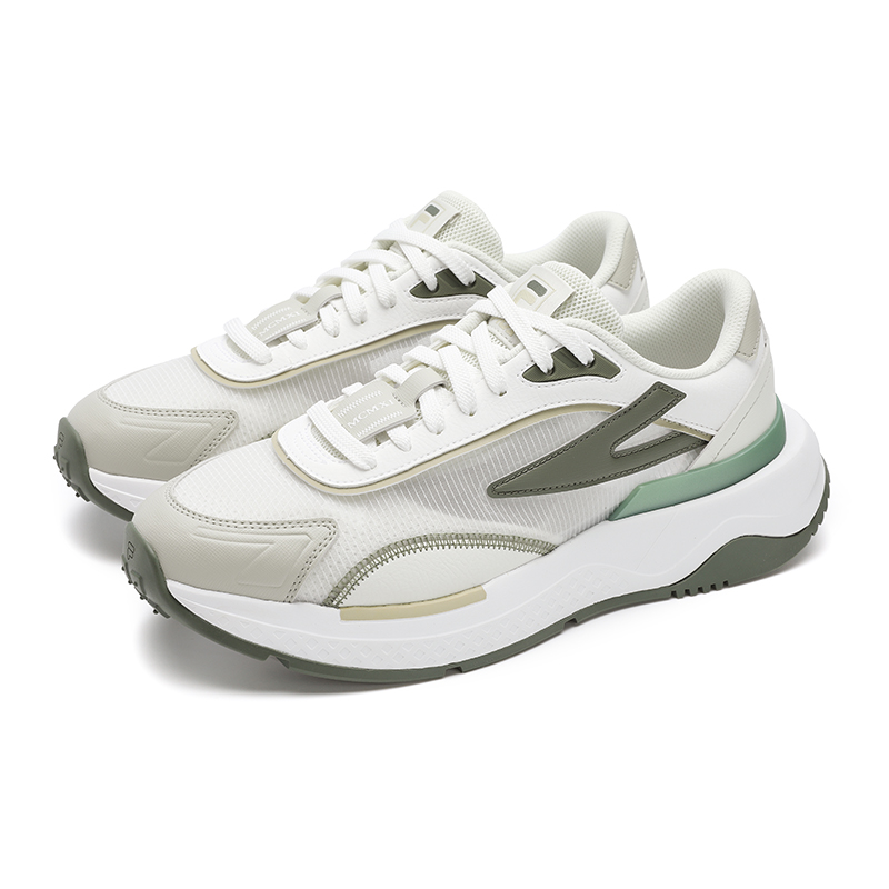 FILA PIONIERE Pioneer Wear resistant, Lightweight, Breathable, And Non slip. Low Top Training Shoes Men's White Green
