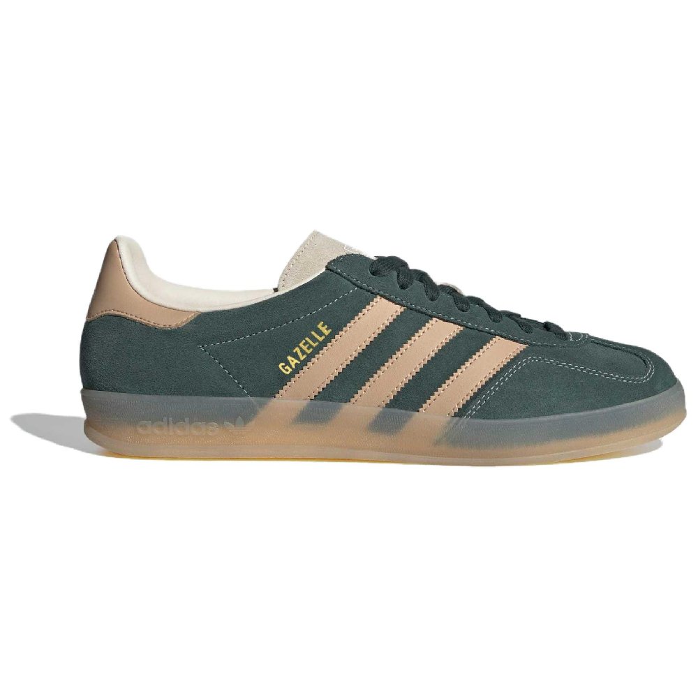 Adidas Gazelle Indoor Shadow Green Warm Sandstone