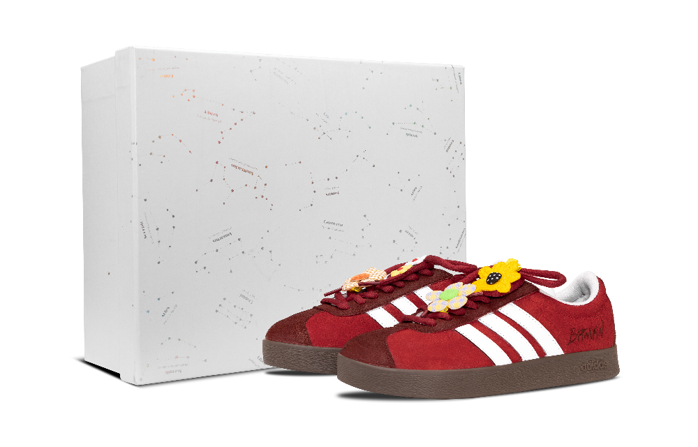 Adidas Neo VL Court 2.0 Abrasion Resistant Low Top Skateboard Shoes Unisex Red