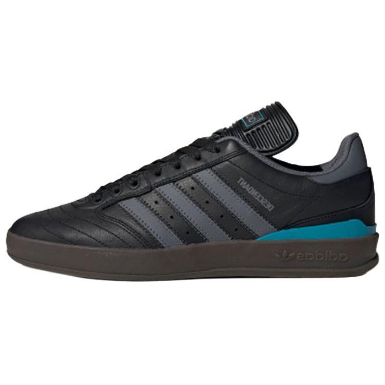 Adidas Originals Crustar Retro Low Tops Casual Skateboarding Shoes Black Gray 'Black Blue'