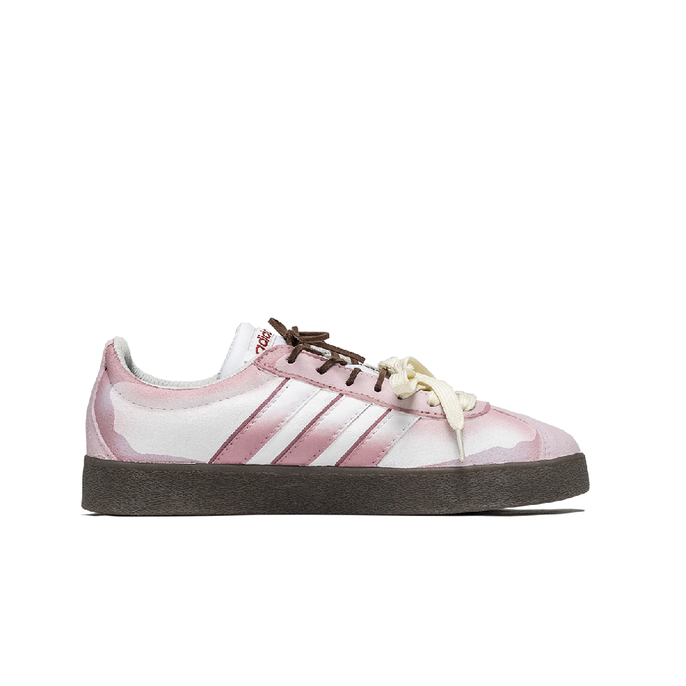 Adidas Neo VL Court Lifestyle Anti Slip Wear Resistant Low Top Skateboard Shoes Unisex White Red