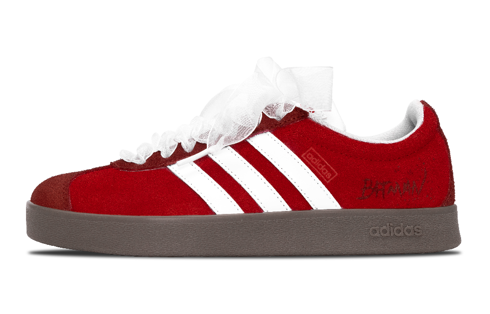 Adidas VL COURT 2.0 Breathable Low top Skateboard Shoes Unisex Red