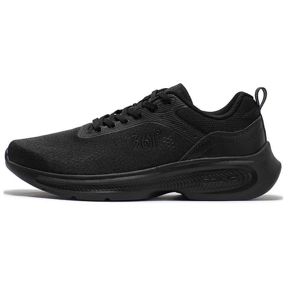 361° Cushioning, Wear Resistant Low Top Casual Running Shoes Men's Obsidian Black