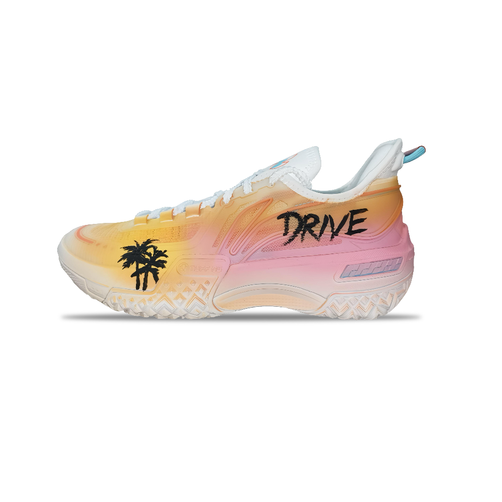 LiNing Supportive And Elastic Low Top Basketball Shoes Men's Orange