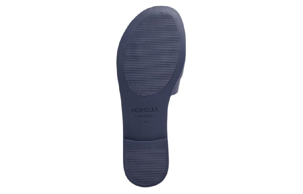 Moncler Patterned Slip-On Slides Women's