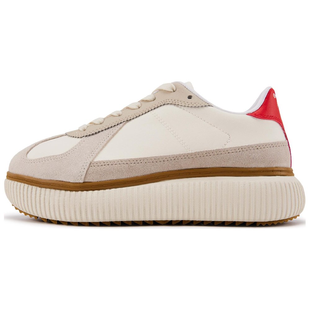 Onitsuka Tiger Delecity 'Cream Fiery Red'