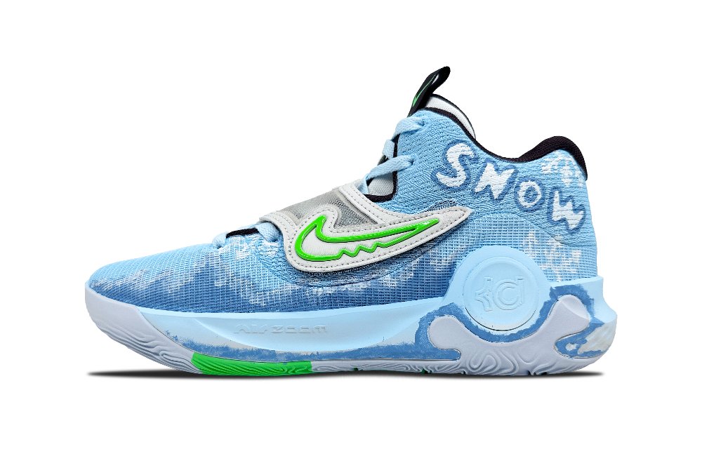 Nike KD Trey 5 X Anti-Slip Wear-Resistant Low-Top Basketball Shoes Men's Blue White