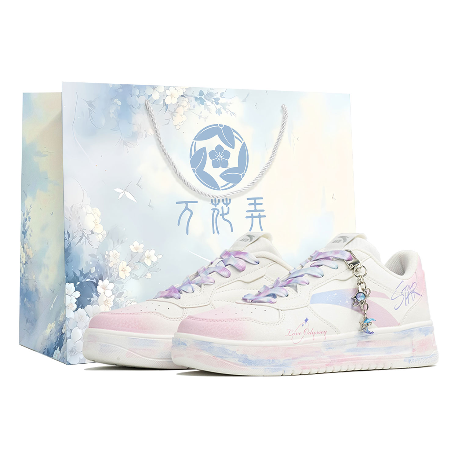 ANTA Skateboard Shoes Women's Low top Pink/Purple