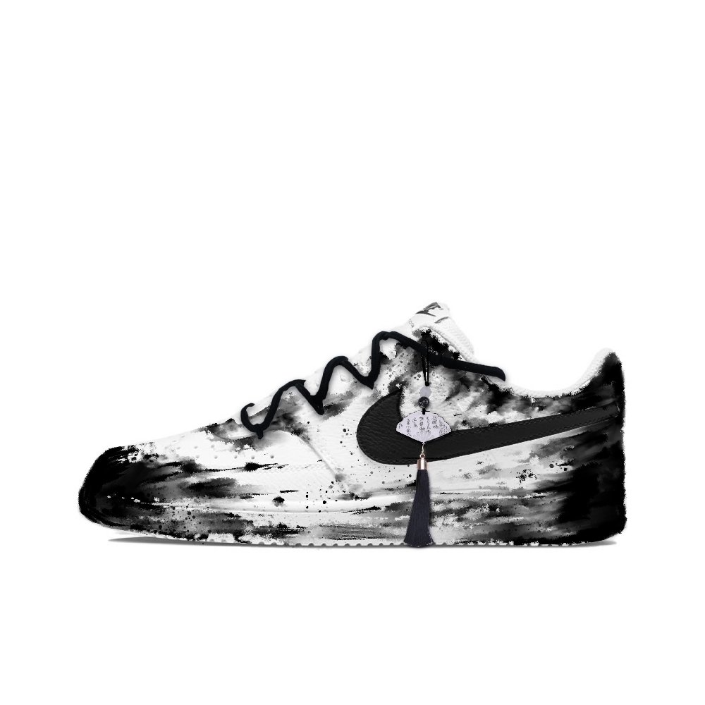 Nike Court Vision Slip Resistant, Abrasion Resistant, Lightweight Low Top Skateboard Shoes Men's Black