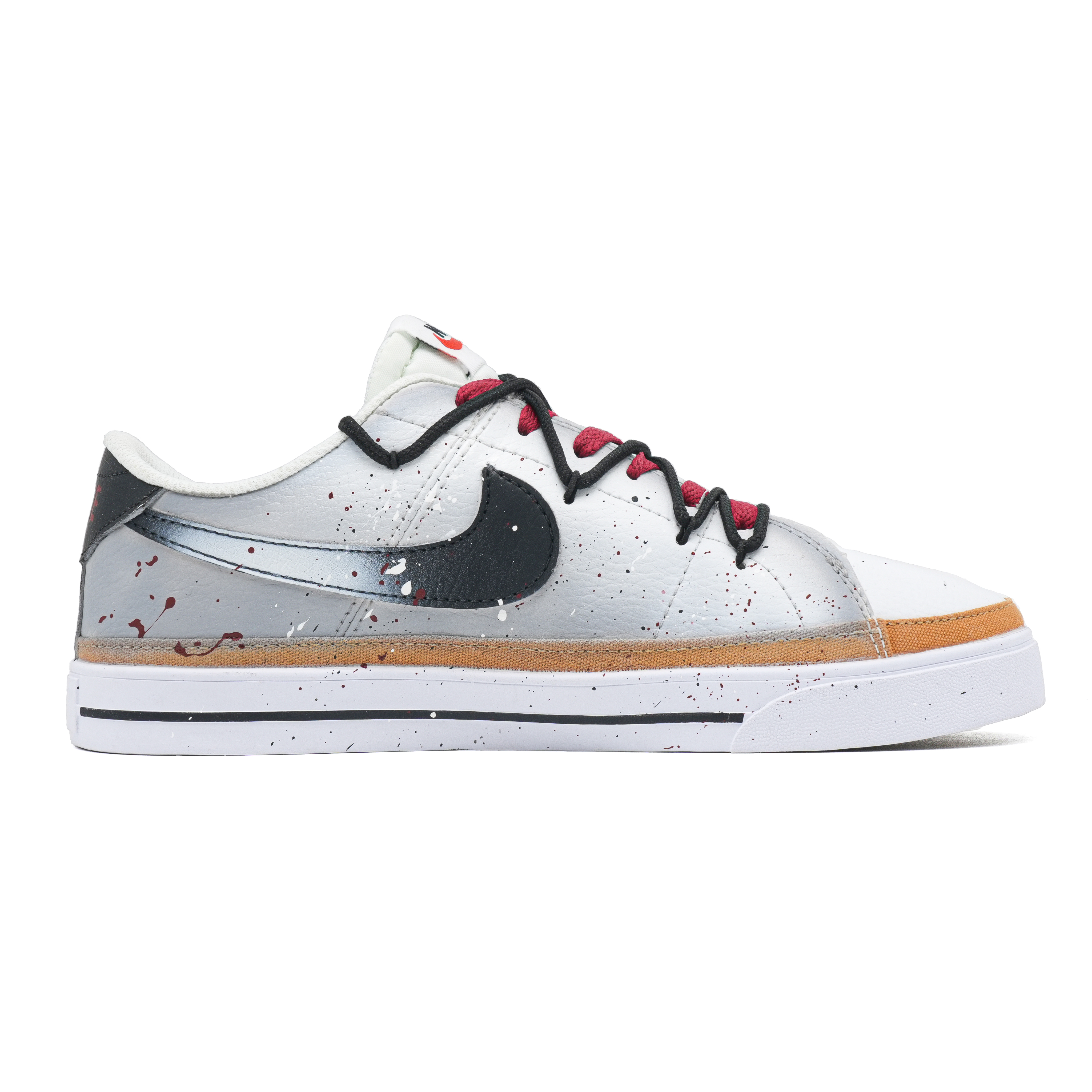 Nike Court Legacy Rose Vows Abrasion Resistant Low top Skateboard Shoes Unisex Black Red купить в интернет-магазине Yoocart с быстрой доставкой по России.