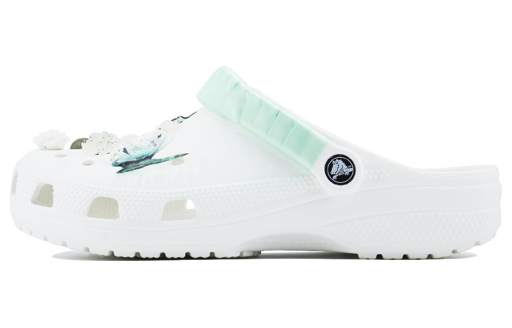 Crocs Classic Clog Zhuang Zhou Dream Butterfly SDS Clogs Unisex White