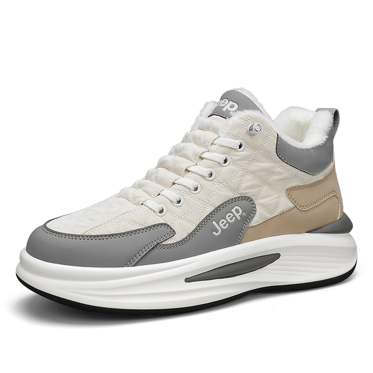 Jeep Mid Top Casual Shoes Men's Gray купить в интернет-магазине Yoocart с быстрой доставкой по России.