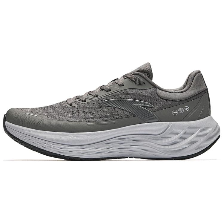 Anta Travel Step Cushioning Breathable Low-Top Casual Running Shoes Men's Obsidian Gray
