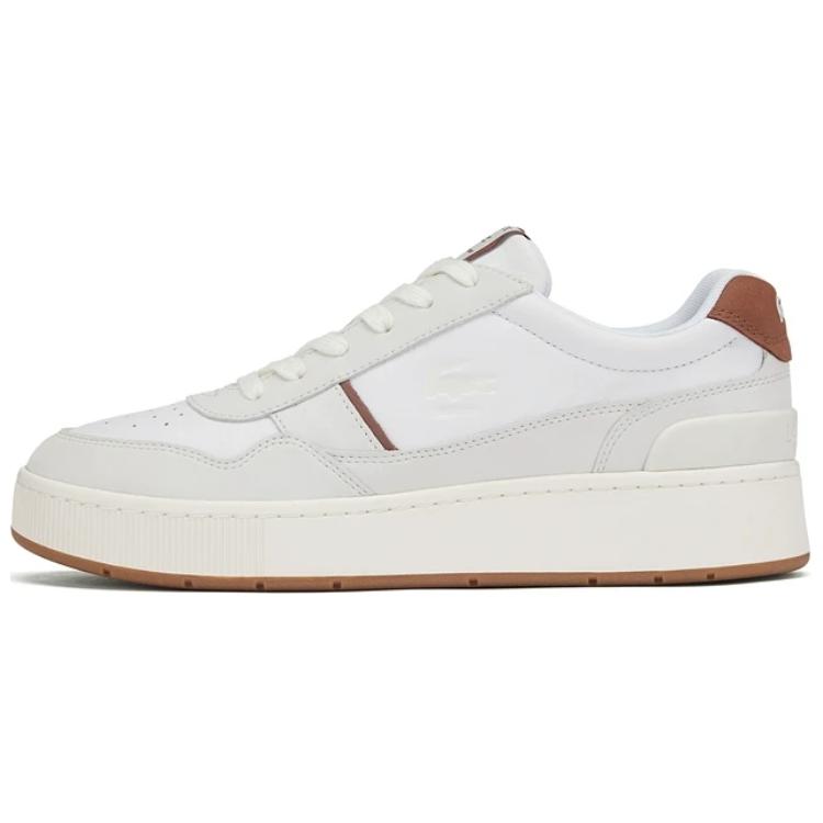 LACOSTE Anti-Slip Wear-Resistant Low-Top Casual Shoes Men's Ecru