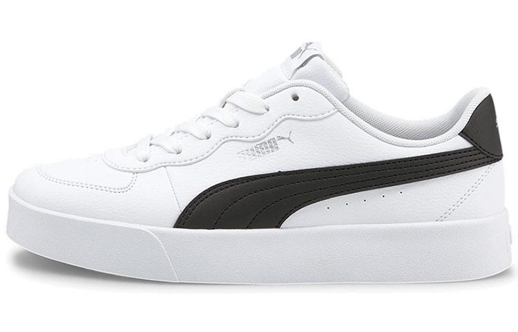 PUMA Skye Clean Casual Board Shoes White/Black Women's