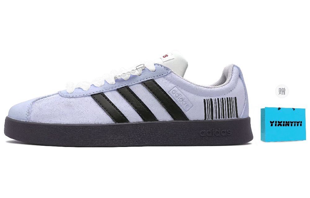 Adidas Neo Vl Court Classic Skateboard Shoes Unisex Low-Top Purple