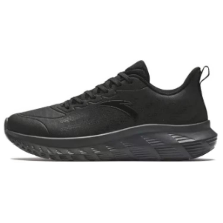 Anta Light Cloud Cushioning Anti-Slip And Wear-Resistant Low-Top Running Shoes Men's Black