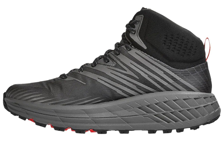 HOKA ONE ONE Speedgoat Mid Gore Tex 2 Black Grey Red