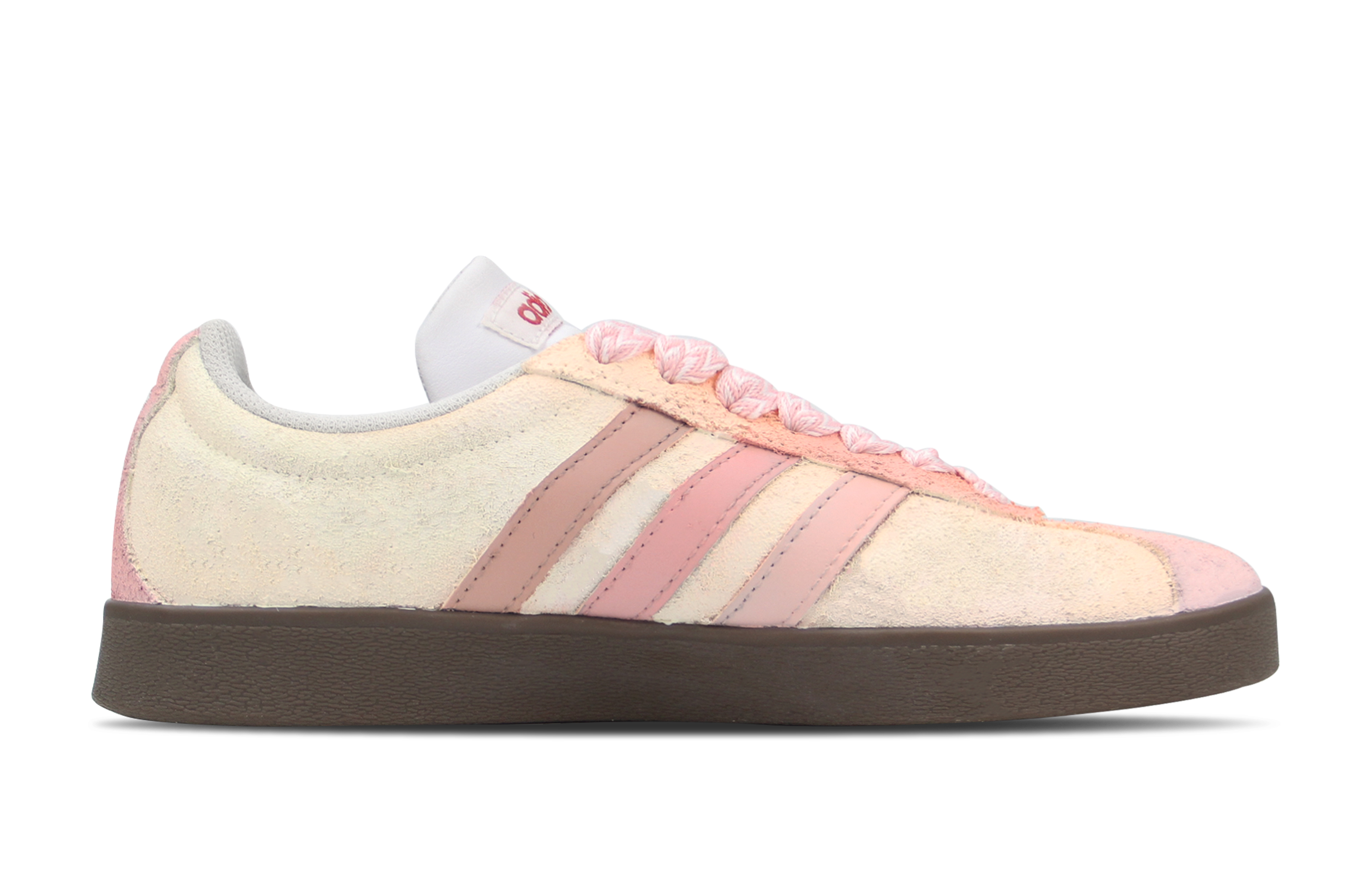 Adidas Neo VL Court Lifestyle Wear resistant And Lightweight Low Top Skateboard Shoes Unisex Beige Pink купить в интернет-магазине Yoocart с быстрой доставкой по России.