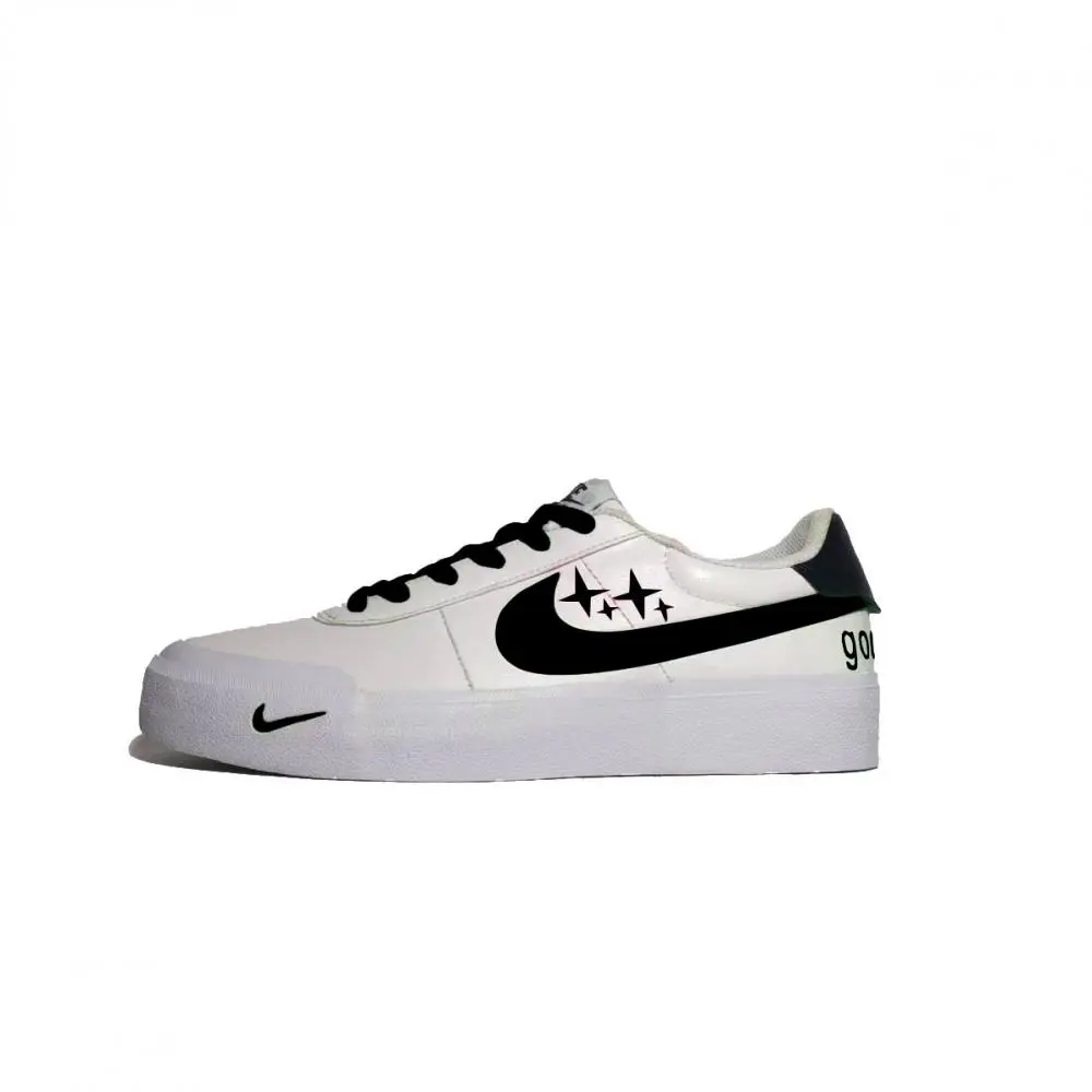 Nike Court Shot Lucky Star Abrasion Resistant Slip Resistant Low top Skateboard Shoes Men's