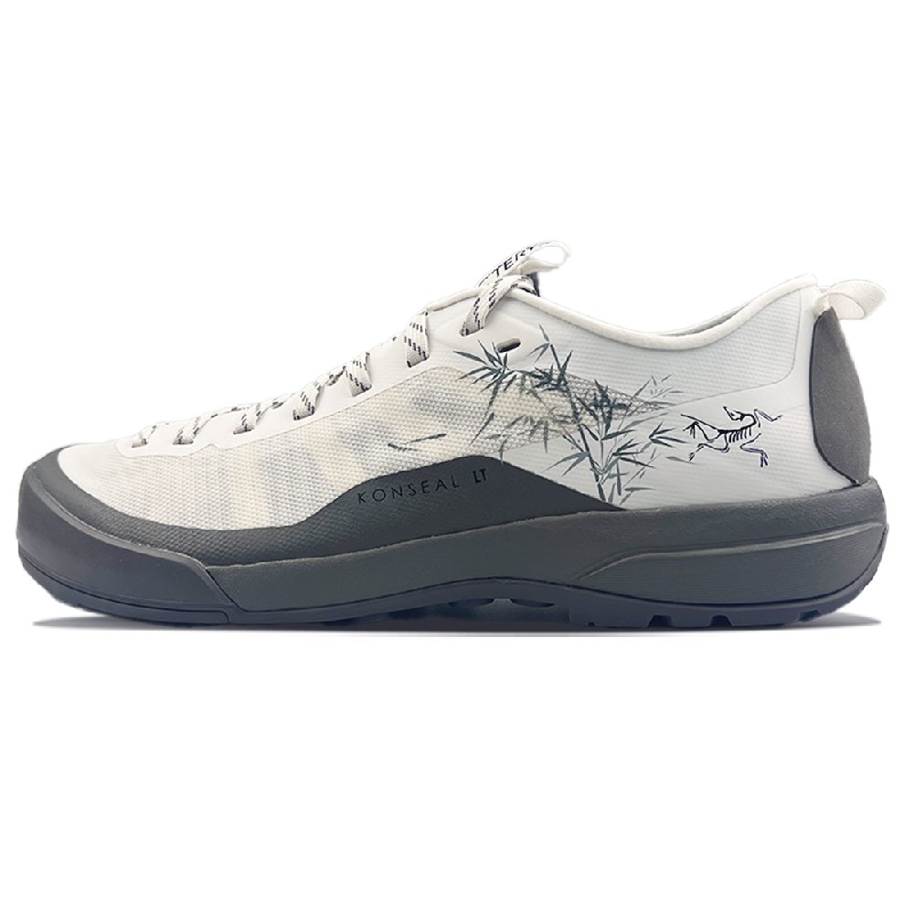 Arcteryx Konseal Lt Cushioning Wear-Resistant Low-Top Hiking Shoes Women's White Gray