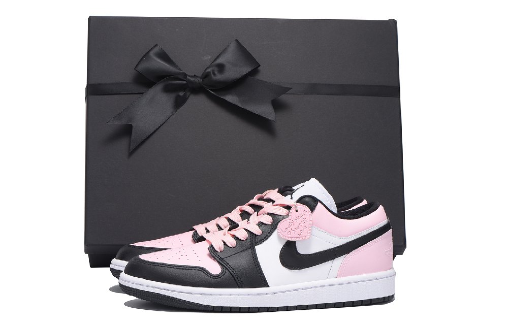Jordan Air Jordan 1 Anti-Slip Wear-Resistant Low-Top Vintage Basketball Shoes Women's Pink