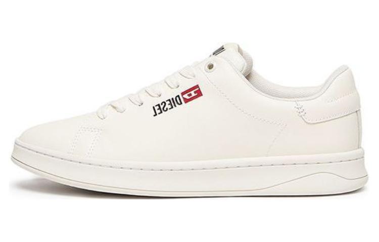 DIESEL Low Top Skateboard Shoes Men's White