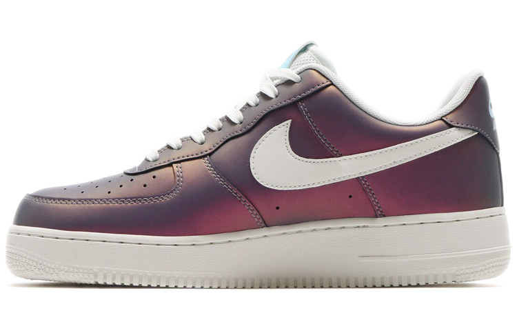 Nike Air Force 1 07 Lv8 Slip-Resistant Coverage Low-Top Skateboard Shoes Unisex Electric Purple