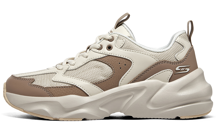Skechers Bob's Wave Riding Low Top Casual Shoes Women's Beige Brown