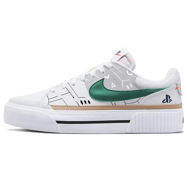 Nike Court Legacy Skateboard Shoes Women's Low top Black/White