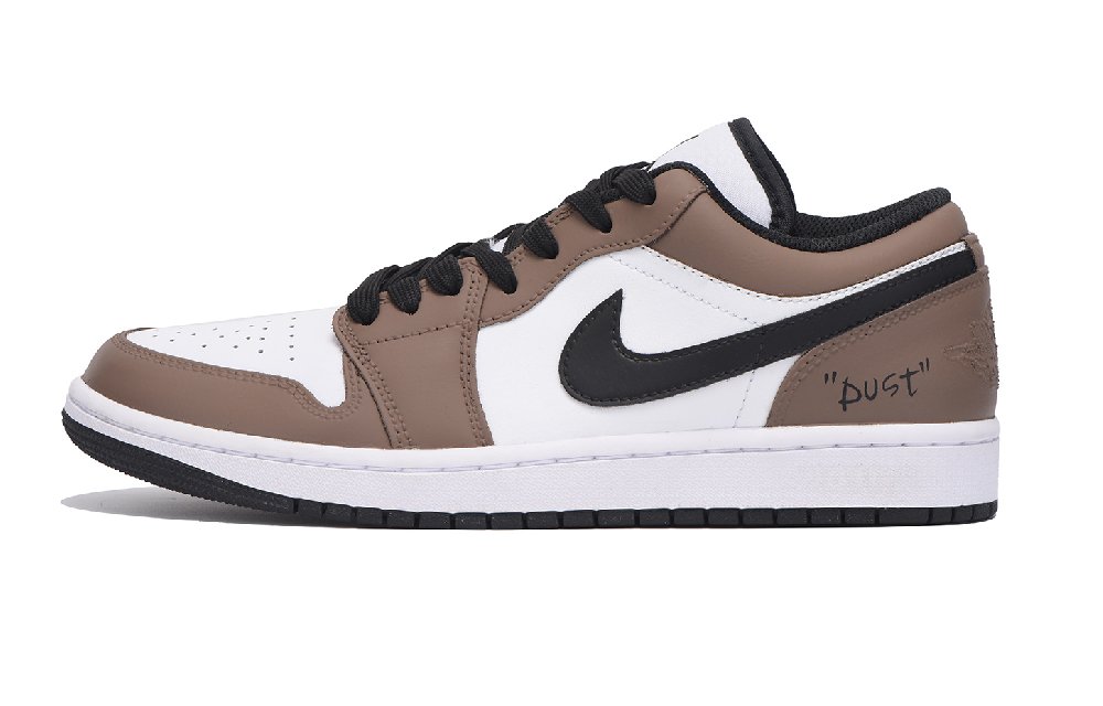 JORDAN Air JORDAN 1 Vintage Basketball Shoes Men Low-Top Black Brown