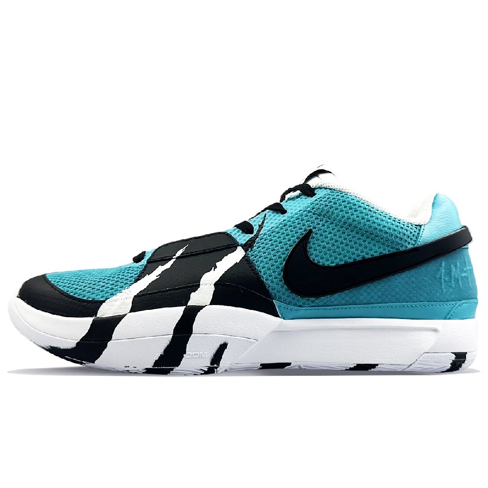 Nike Ja 1 Cushioned Slip-Resistant Low-Top Basketball Shoes Men's Black Blue