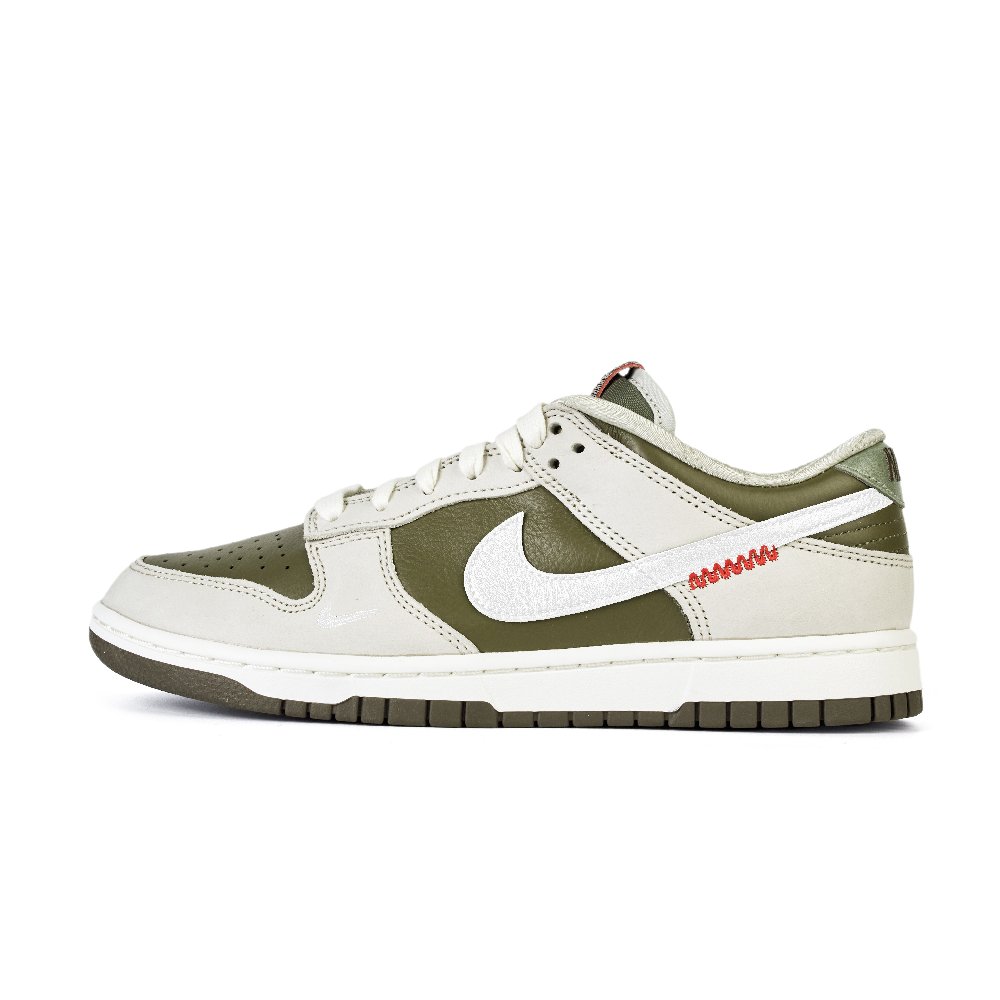 Nike Dunk Anti-Slip Wear-Resistant Low-Top Skateboard Shoes Unisex White Green