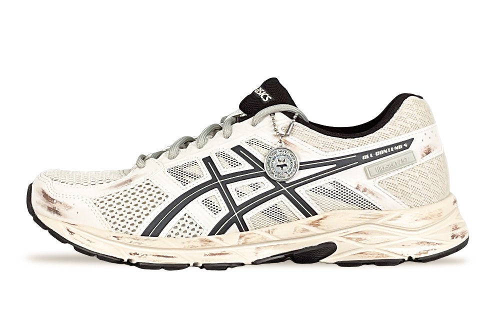 Asics Gel-Contend 4 Running Shoes Men Low-Top Black