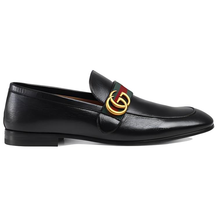GUCCI Men's Black Leather Loafer