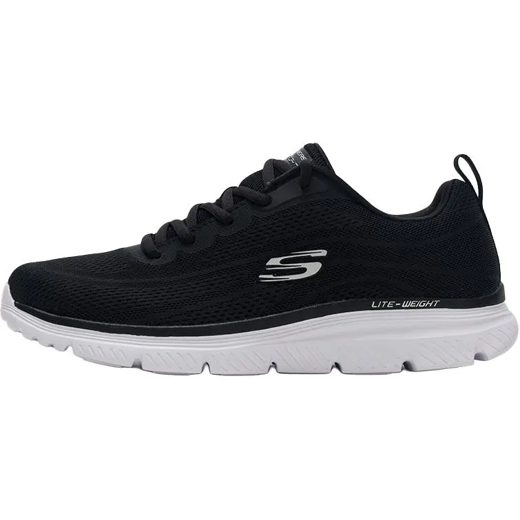 Skechers Shock Absorbing, Non Slip, Wear Resistant, Breathable And Lightweight Low top Casual Shoes Men's Black