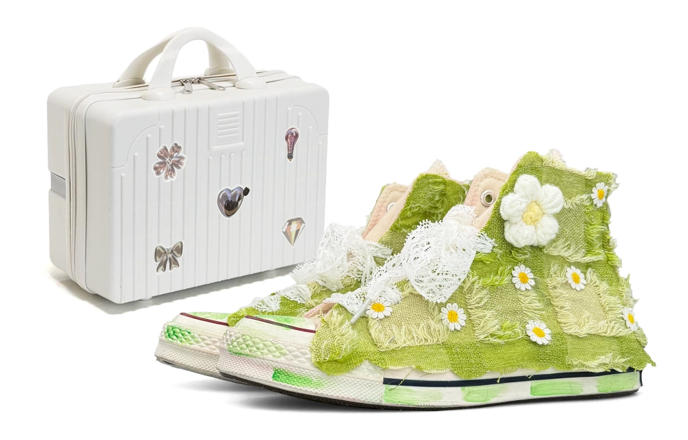 Converse 1970s Wear-Resistant Breathable Cushioning High-Top Canvas Shoes Unisex Green
