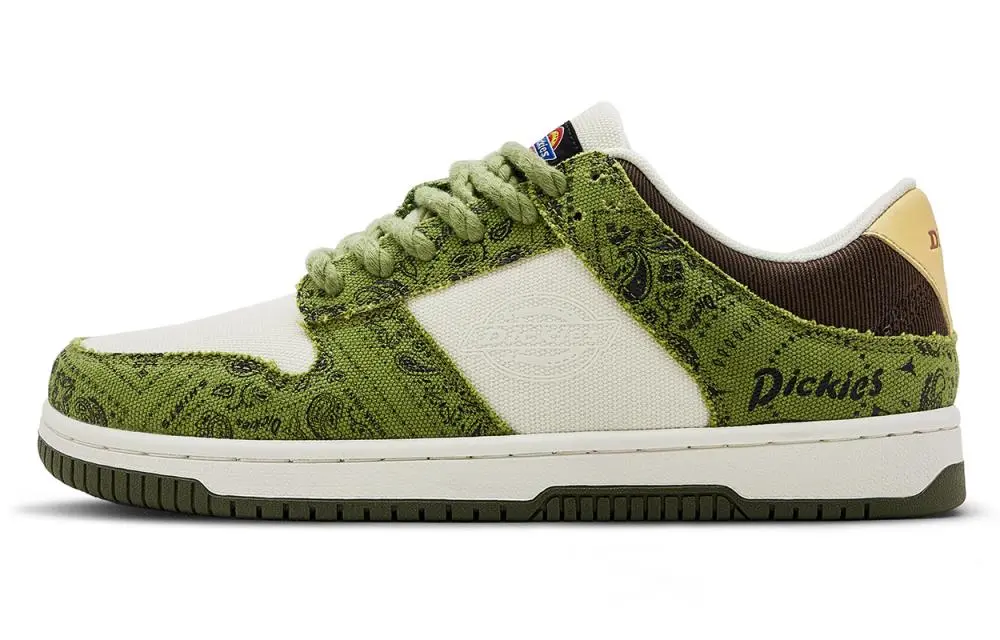 Dickies Low Top Skateboard Shoes Men's Bamboo Sprout Green
