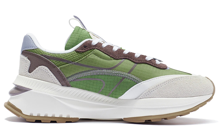 LiNing Fangyuan EVO Cushioning Breathable Low-Top Running Shoes Women's Apple Green