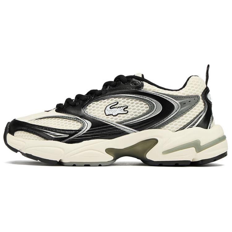 LACOSTE Wear-Resistant Low-Top Casual Shoes Women's Beige Black купить в интернет-магазине Yoocart с быстрой доставкой по России.