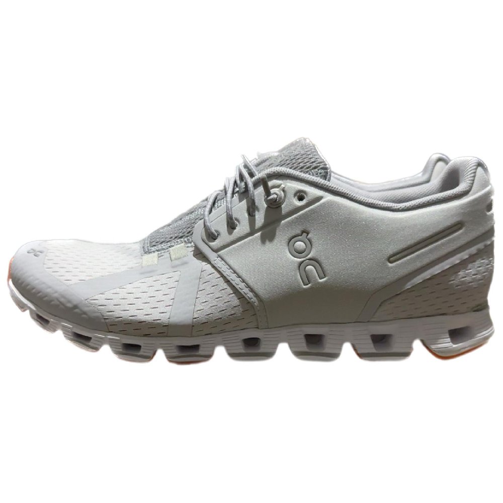On Cushioned Slip-Resistant Abrasion-Resistant Low-Top Running Shoes Women's Gray Orange