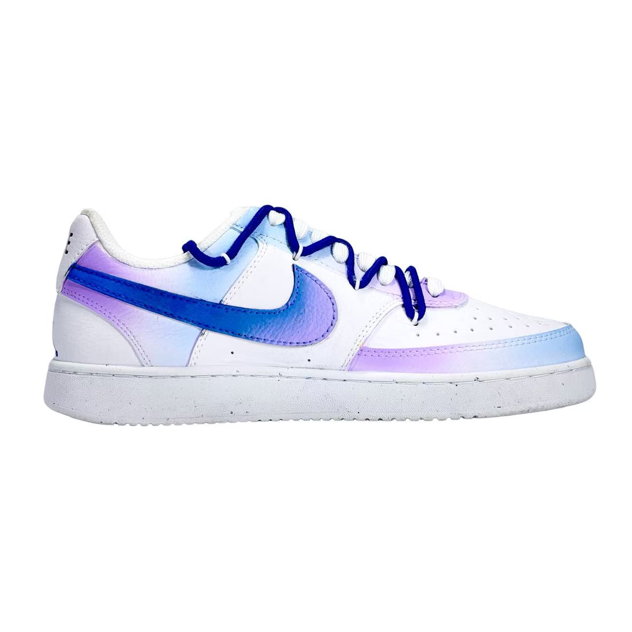 Nike Court Vision 1 12 Constellation Cancer Abrasion Resistant Low top Skateboard Shoes Unisex Blue Purple