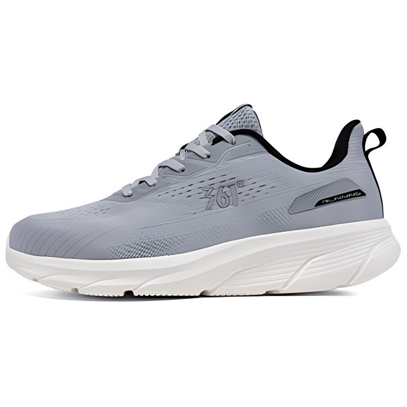361° Cushioning, Wear Resistant Low Top Running Shoes Men's Gray White